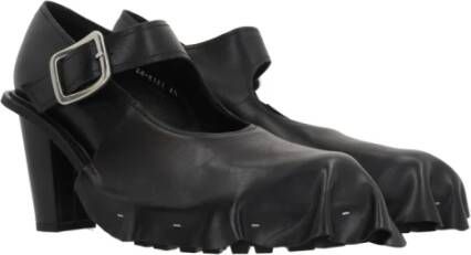 Comme des Garçons Zwarte Hak Mary-Jane Leren Schoenen Black Dames