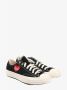 Comme des Garçons Play Zwarte Sneakers Unisex Schoenen Black - Thumbnail 11