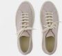 Common Projects Beige Leren Sneakers Ronde Neus Beige Dames - Thumbnail 4