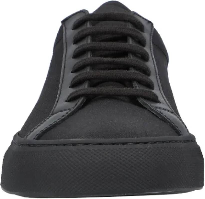 Common Projects Canvas sneakers Black Heren