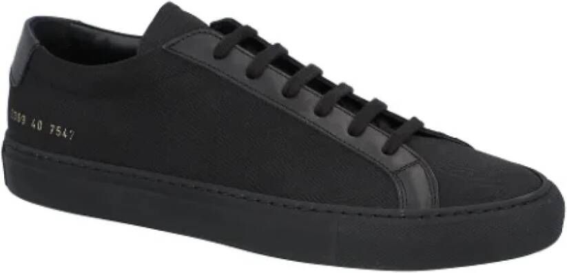 Common Projects Canvas sneakers Black Heren