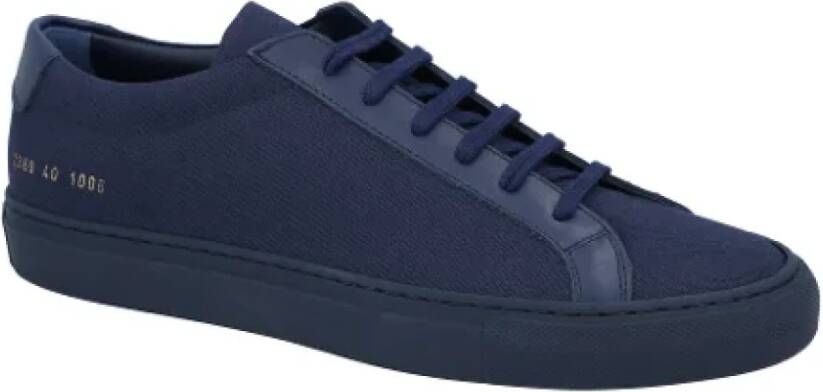 Common Projects Canvas sneakers Blue Heren