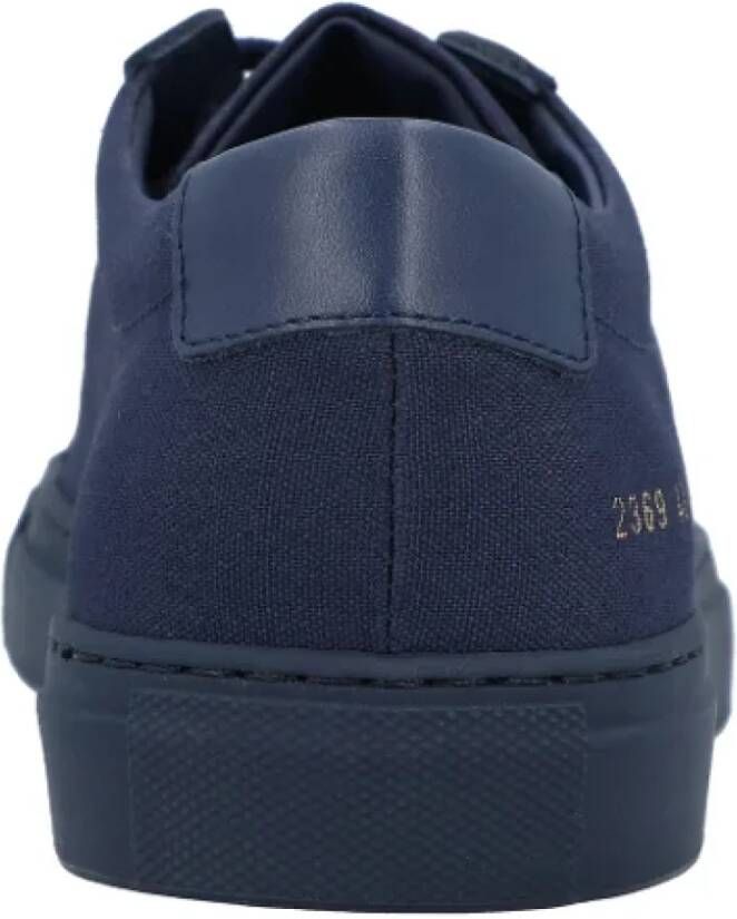 Common Projects Canvas sneakers Blue Heren