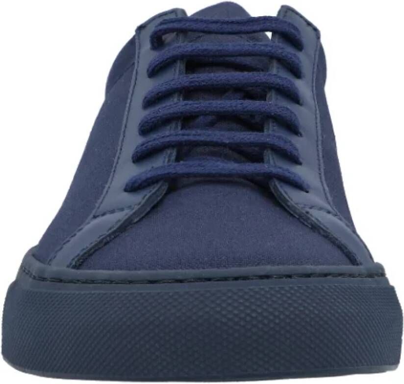 Common Projects Canvas sneakers Blue Heren