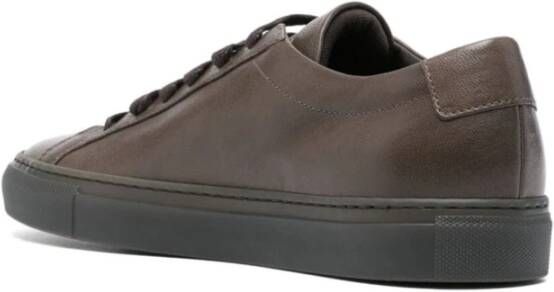 Common Projects Donkerbruine Lage Sneaker Brown Heren