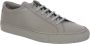 Common Projects Gouden Logo Kobalt Grijs Leren Sneakers Gray Heren - Thumbnail 3