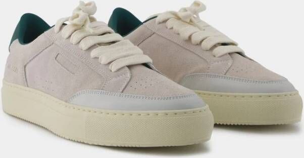 Common Projects Groene Leren Tennis Pro Sneakers Multicolor Heren