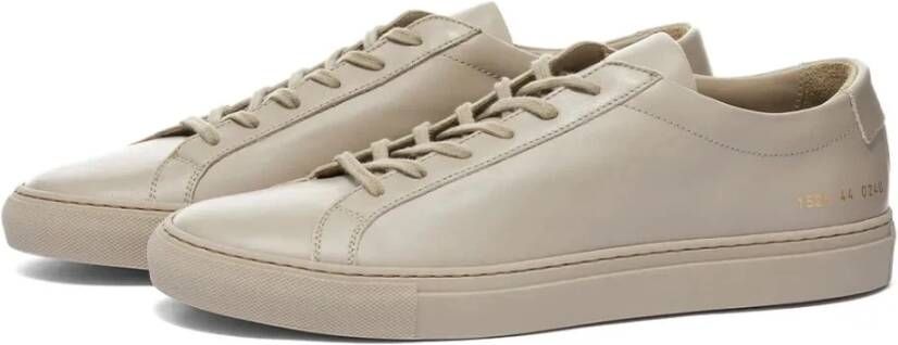 Common Projects Lage Taupe Sneakers Beige Heren