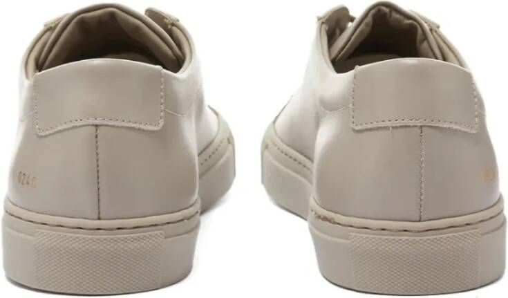 Common Projects Lage Taupe Sneakers Beige Heren