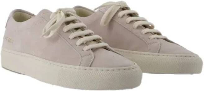 Common Projects Leather sneakers Beige Dames