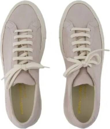 Common Projects Leather sneakers Beige Dames