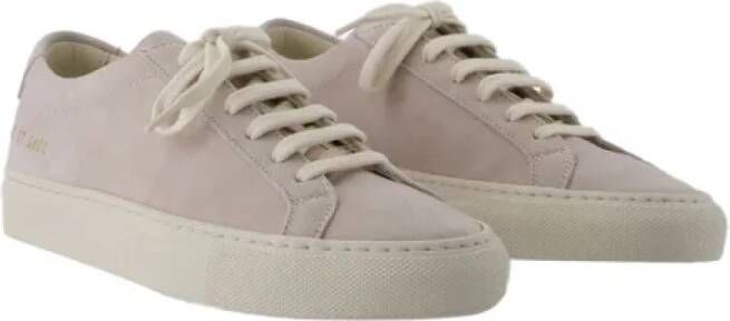 Common Projects Leather sneakers Beige Dames