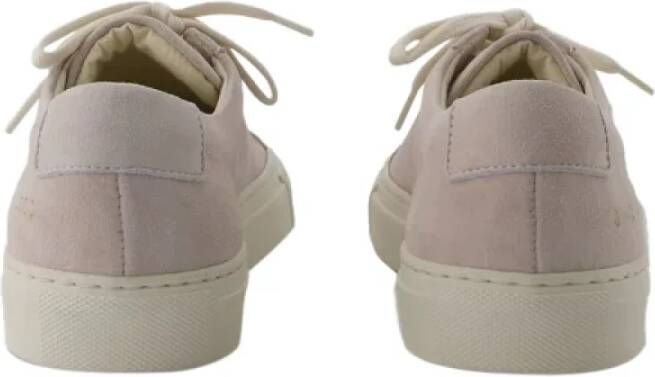 Common Projects Leather sneakers Beige Dames