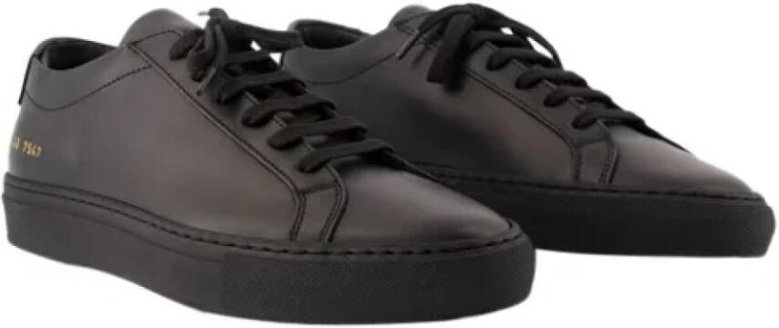 Common Projects Leather sneakers Black Dames