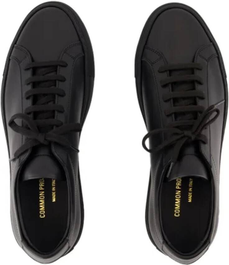 Common Projects Leather sneakers Black Dames