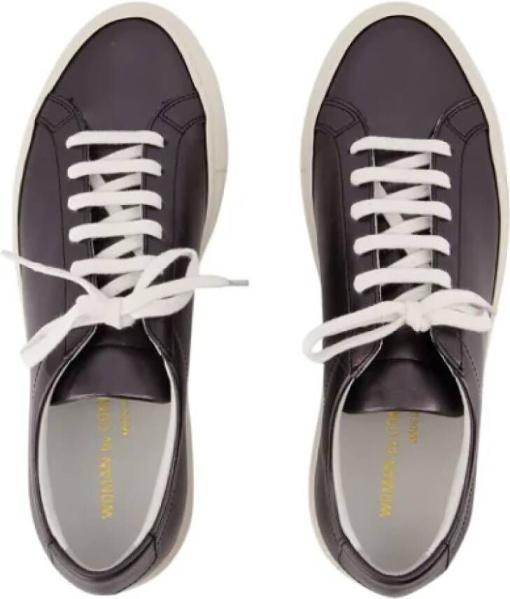 Common Projects Leather sneakers Black Dames