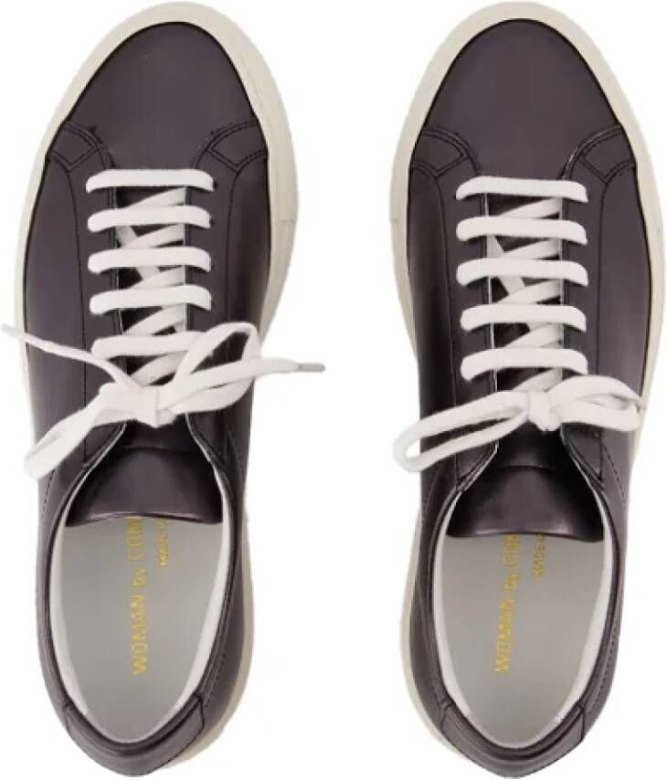 Common Projects Leather sneakers Black Dames