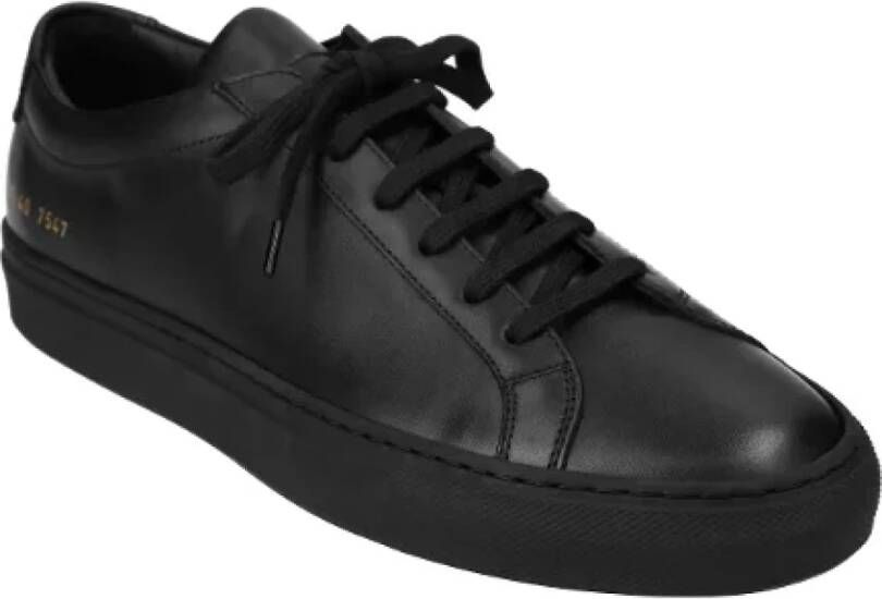 Common Projects Leather sneakers Black Dames