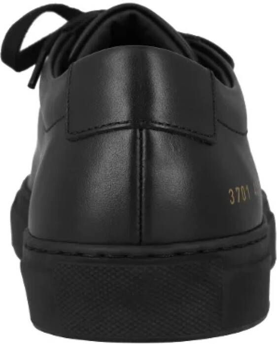 Common Projects Leather sneakers Black Dames