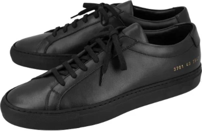 Common Projects Leather sneakers Black Dames