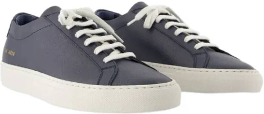 Common Projects Leather sneakers Blue Dames