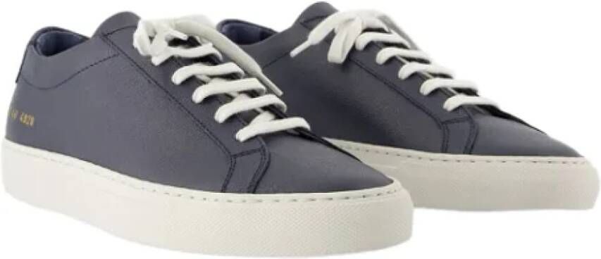 Common Projects Leather sneakers Blue Dames