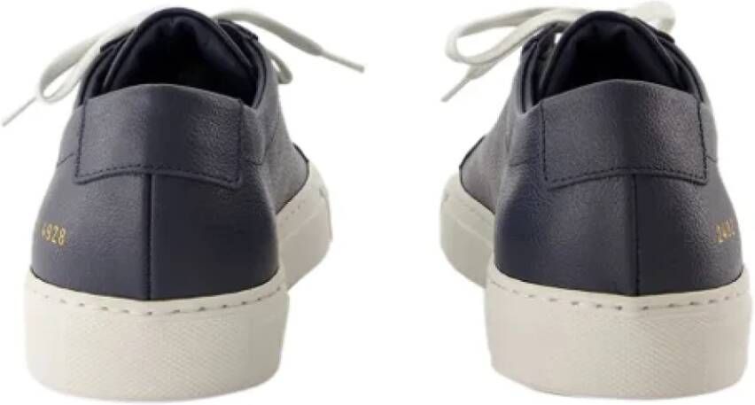 Common Projects Leather sneakers Blue Dames