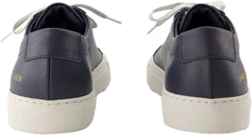 Common Projects Leather sneakers Blue Dames