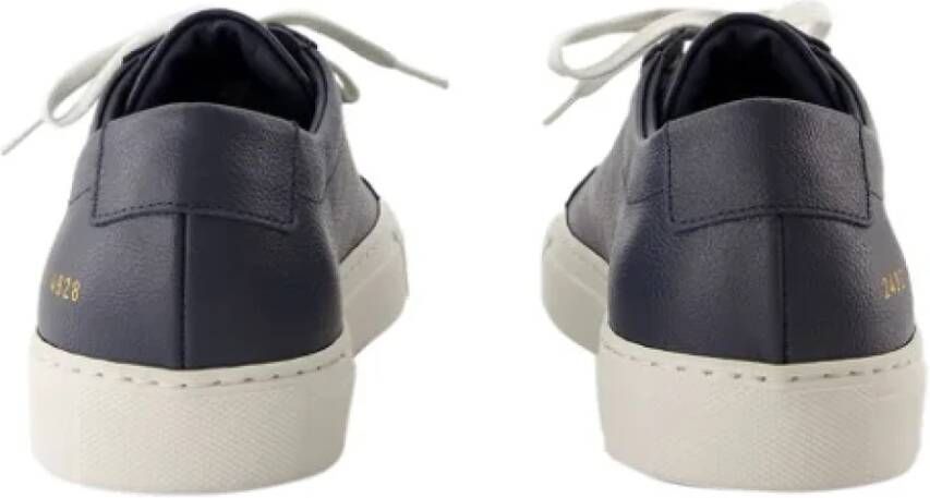 Common Projects Leather sneakers Blue Dames