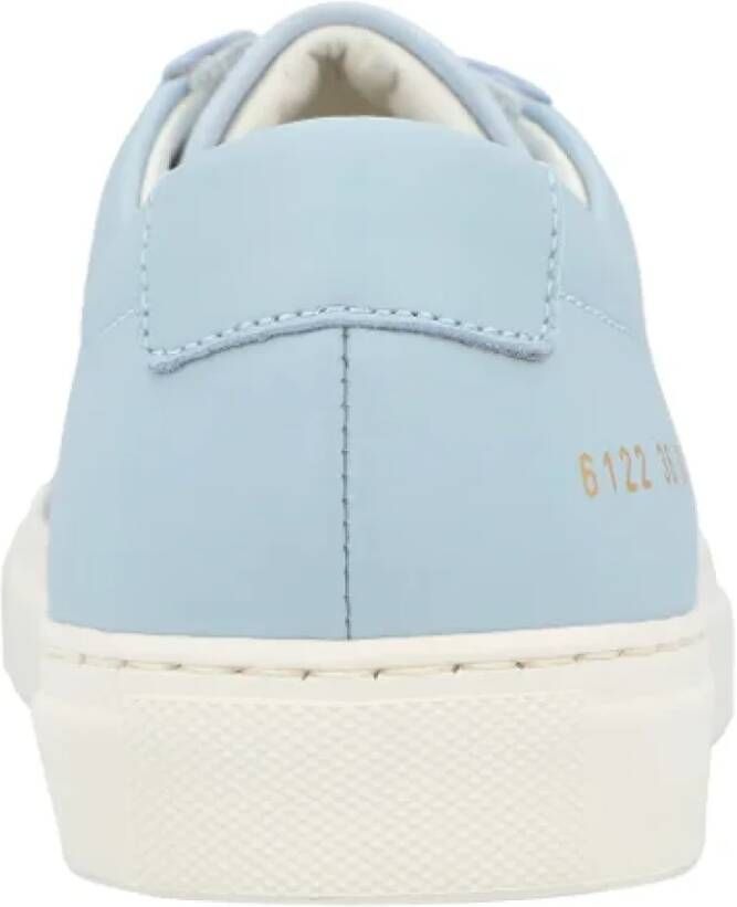 Common Projects Leather sneakers Blue Dames