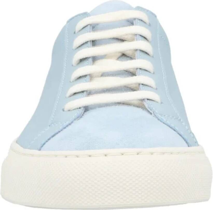 Common Projects Leather sneakers Blue Dames