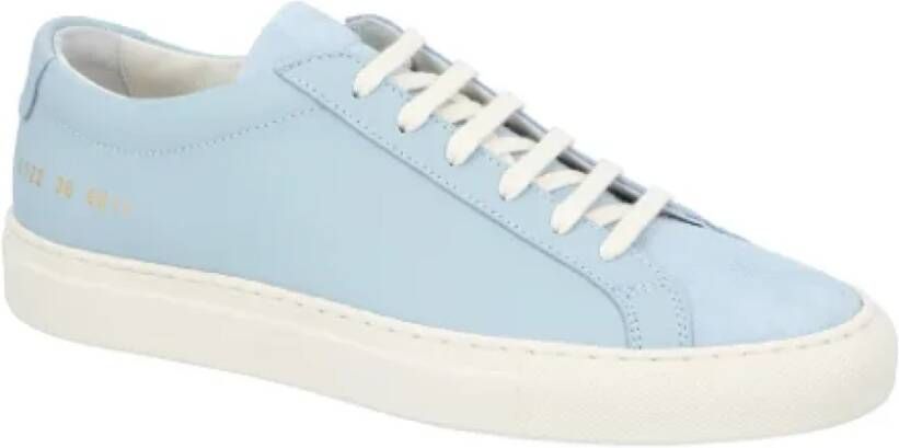 Common Projects Leather sneakers Blue Dames