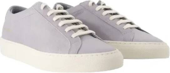 Common Projects Leather sneakers Blue Heren