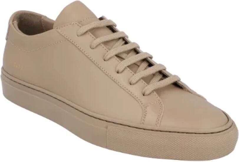 Common Projects Leather sneakers Brown Dames