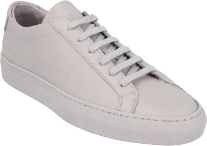 Common Projects Leather sneakers Gray Dames