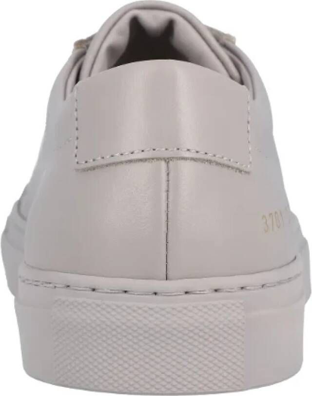 Common Projects Leather sneakers Gray Dames