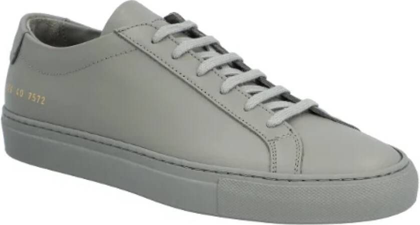 Common Projects Leather sneakers Gray Heren