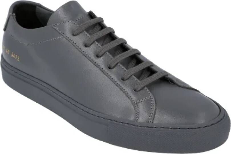 Common Projects Leather sneakers Gray Heren