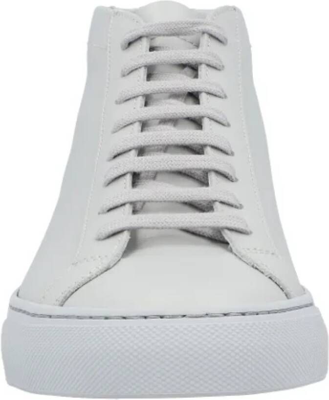 Common Projects Leather sneakers Gray Heren