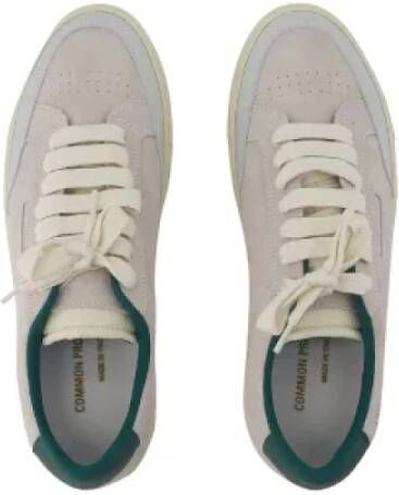 Common Projects Leather sneakers Green Dames