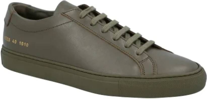 Common Projects Leather sneakers Green Heren