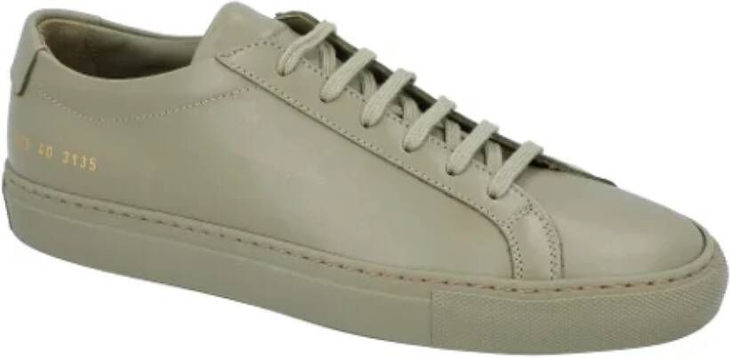 Common Projects Leather sneakers Green Heren