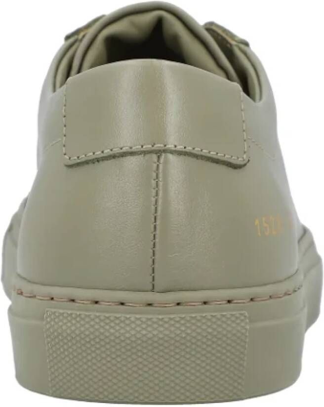 Common Projects Leather sneakers Green Heren