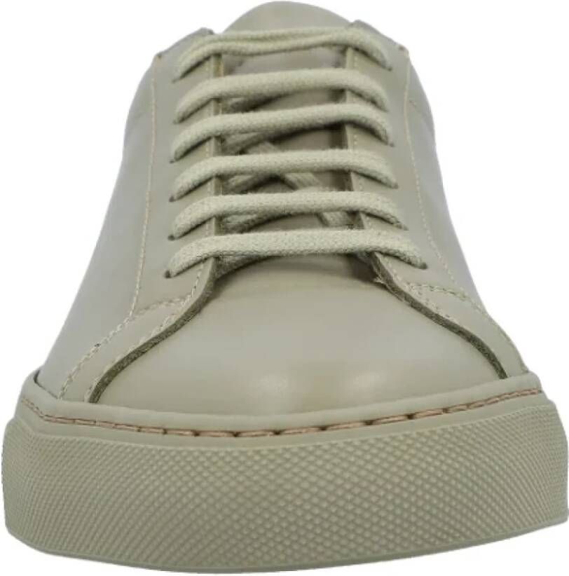 Common Projects Leather sneakers Green Heren