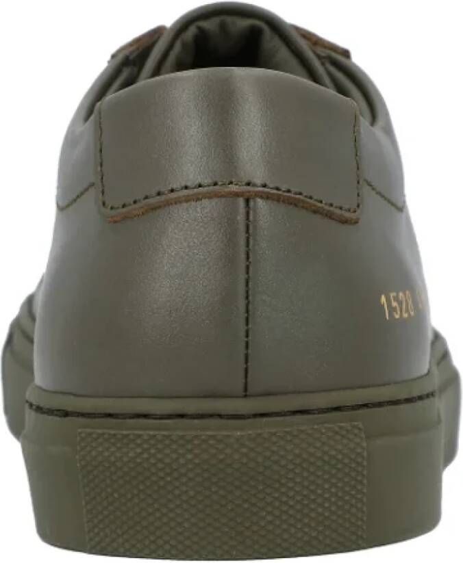 Common Projects Leather sneakers Green Heren