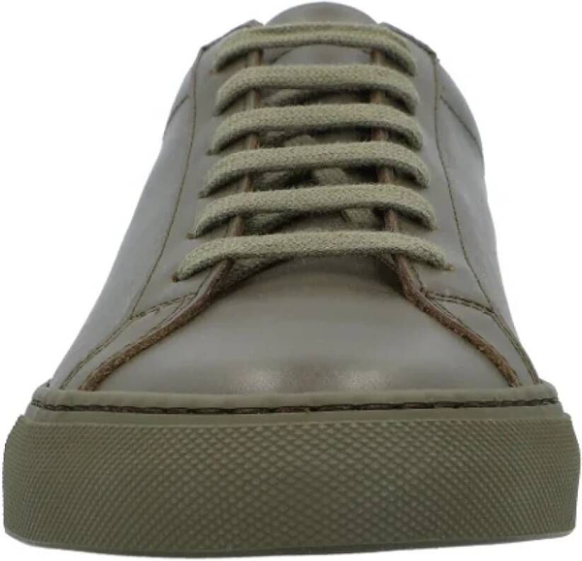 Common Projects Leather sneakers Green Heren