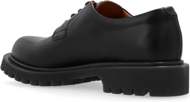 Common Projects Leren laarzen Chunky Black Heren