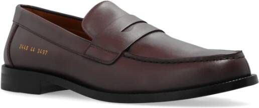 Common Projects Leren schoenen City Loafer Red Heren