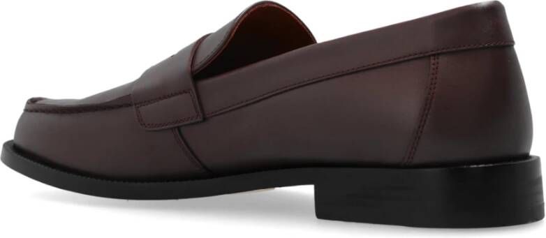 Common Projects Leren schoenen City Loafer Red Heren