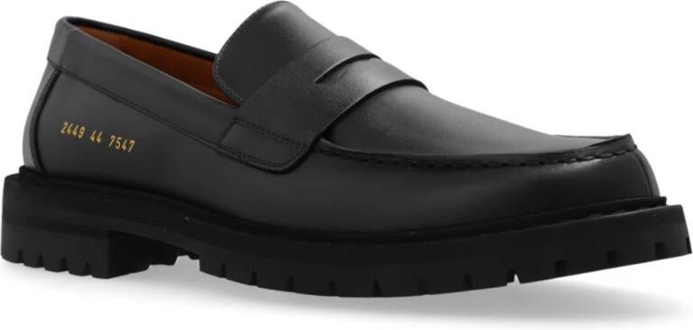 Common Projects Leren schoenen Loafer Black Heren